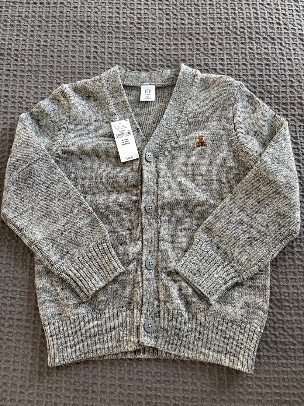 GAP Kids Heather Gray Cardigan